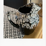 Large pitcher in sandstone blazed great fire