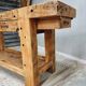 Old workbench side table bathroom furniture 48 x 193 cm