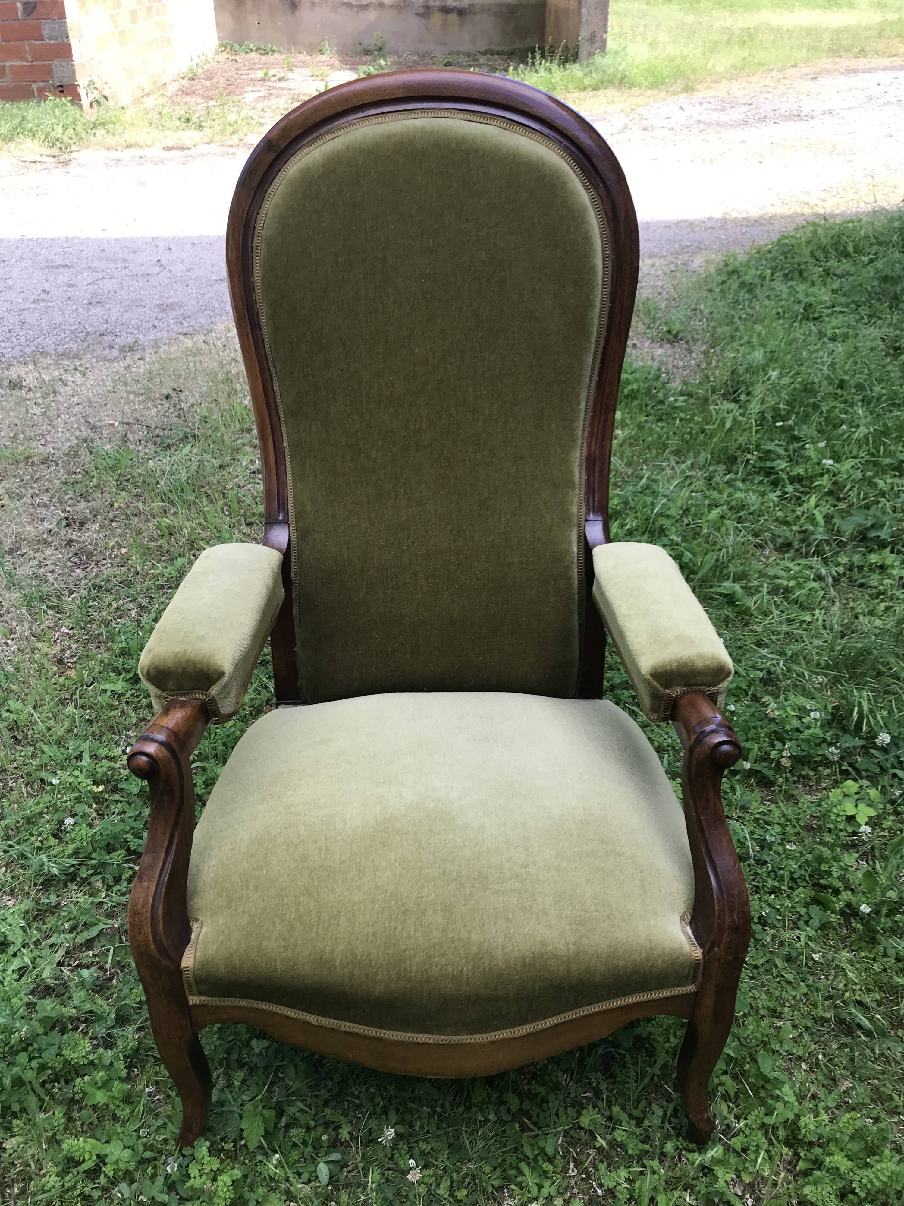 Old Voltaire armchair