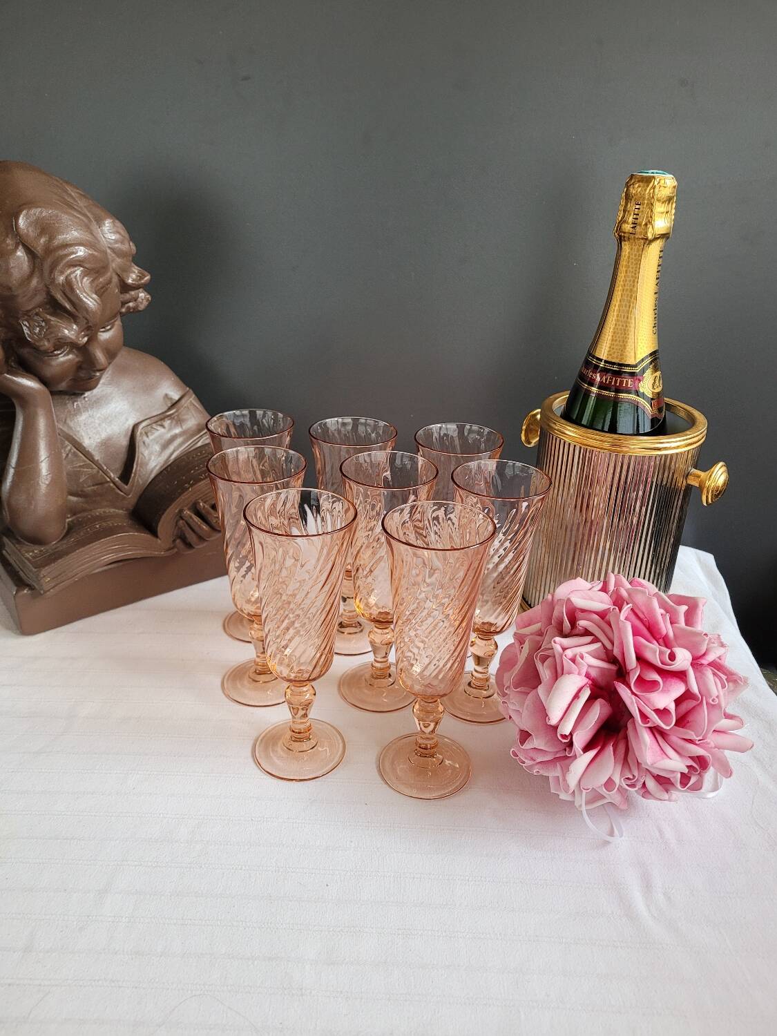 Rosaline champagne flute