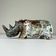 Ceramic rhino, Italy, 1970s