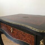 Console en bois noirci XIXème siècle