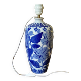 Pied de lampe à poser motif floral