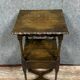 English Napoleon III period oak pedestal table circa 1880
