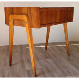 Vintage wooden bedside table 1960