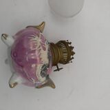 Lampe à pétrole à décor d un dragon. Style satsuma.