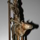 Shiva lamp in bronze.