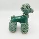 Lot of 2 royal poodles in 1960s spaghetti ceramic