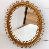 Albini Italian Rattan Mirror