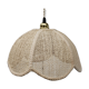Suspension fleur en rafia