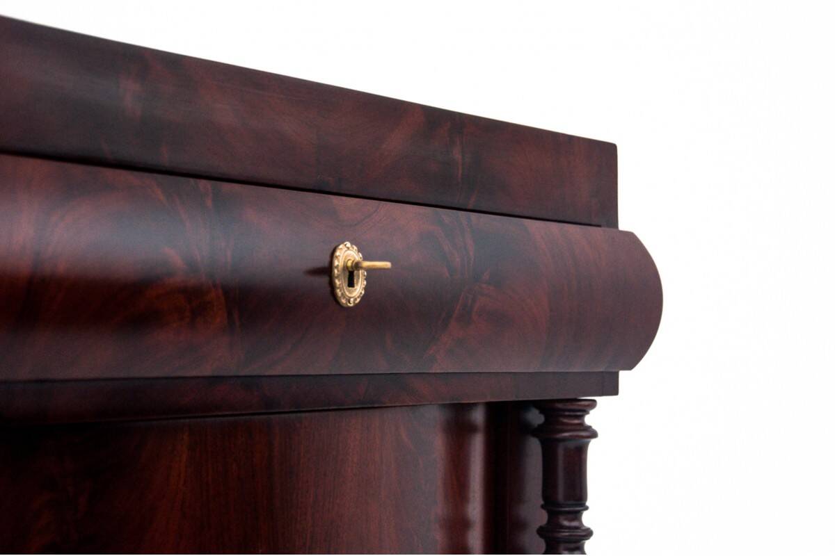 Mahogany cabinet, Northern Europe, circa 1860.