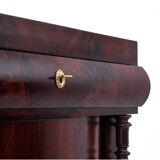 Mahogany cabinet, Northern Europe, circa 1860.