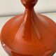 Vase soliflore vintage en terre cuite émaillée