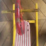 Wooden rocking horse