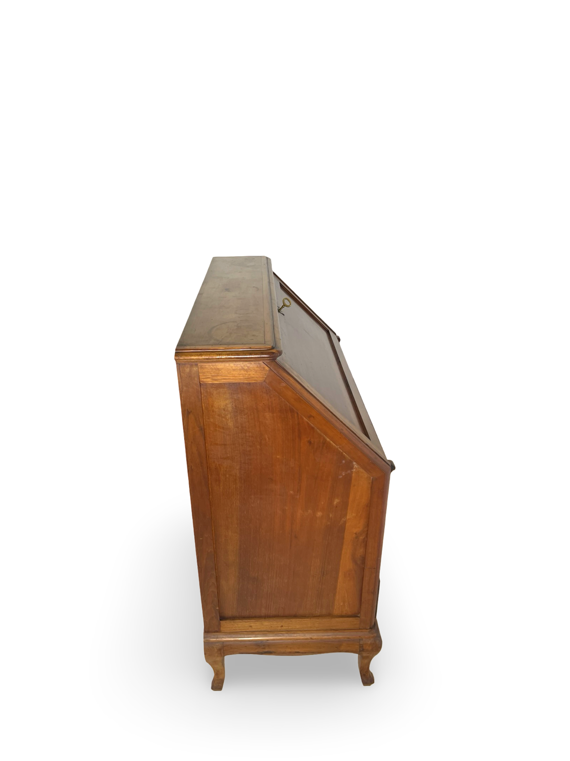 Antique Italian secrétaire in solid walnut, 1920s/1930s.