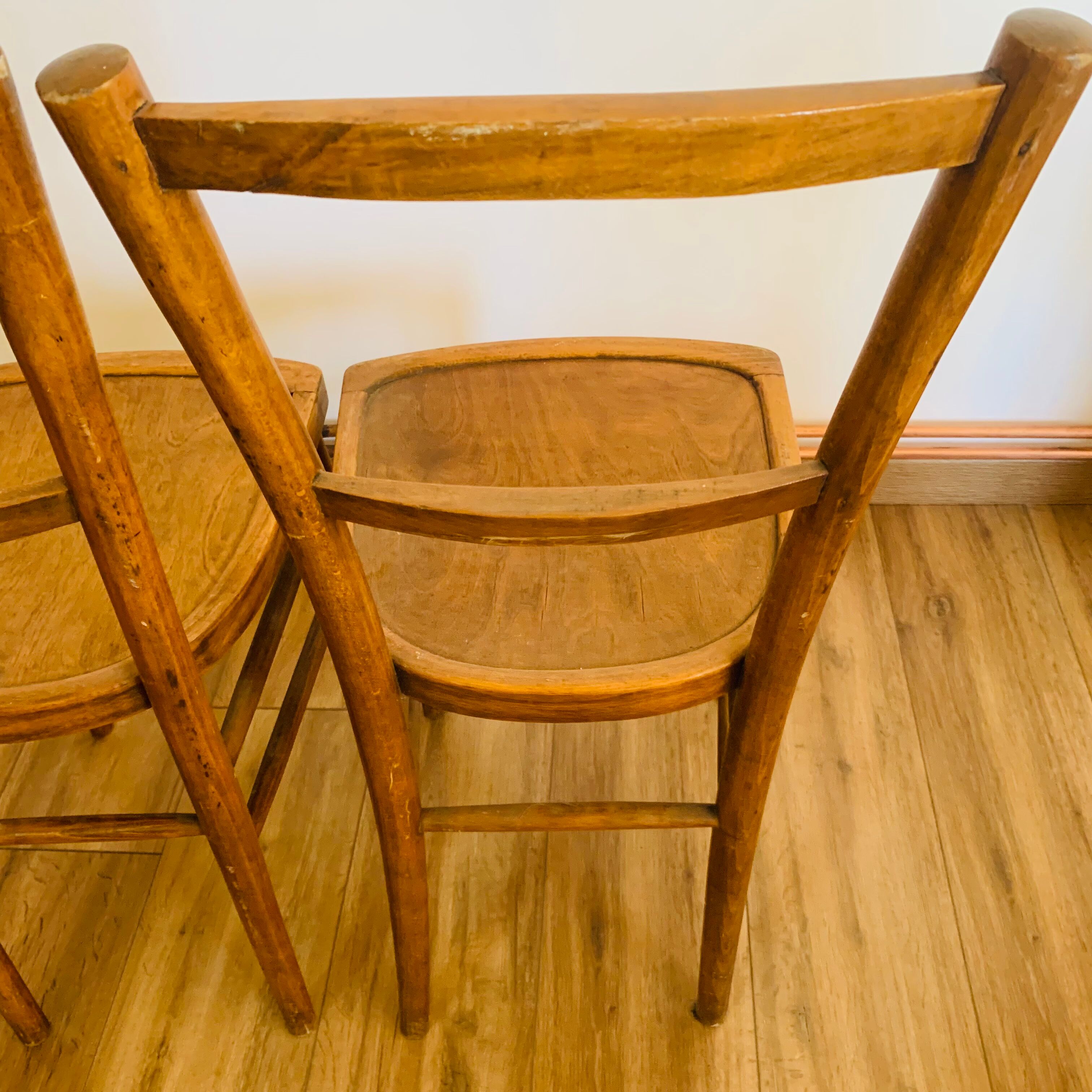 Pair of bistro chairs