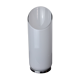 Tubular lamp by Murano Mazzega, opaque glass, Italy, 1960