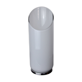 Tubular lamp by Murano Mazzega, opaque glass, Italy, 1960