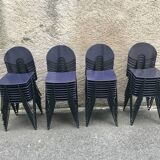 Set of 36 stackable chairs by Walter Leeman for Kusch & Co