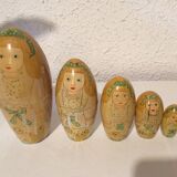 Old Russian dolls vintage young girl