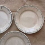 6 plates for castres faiencerie dessert