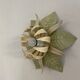 Pair of Italian vintage metal flower sconces