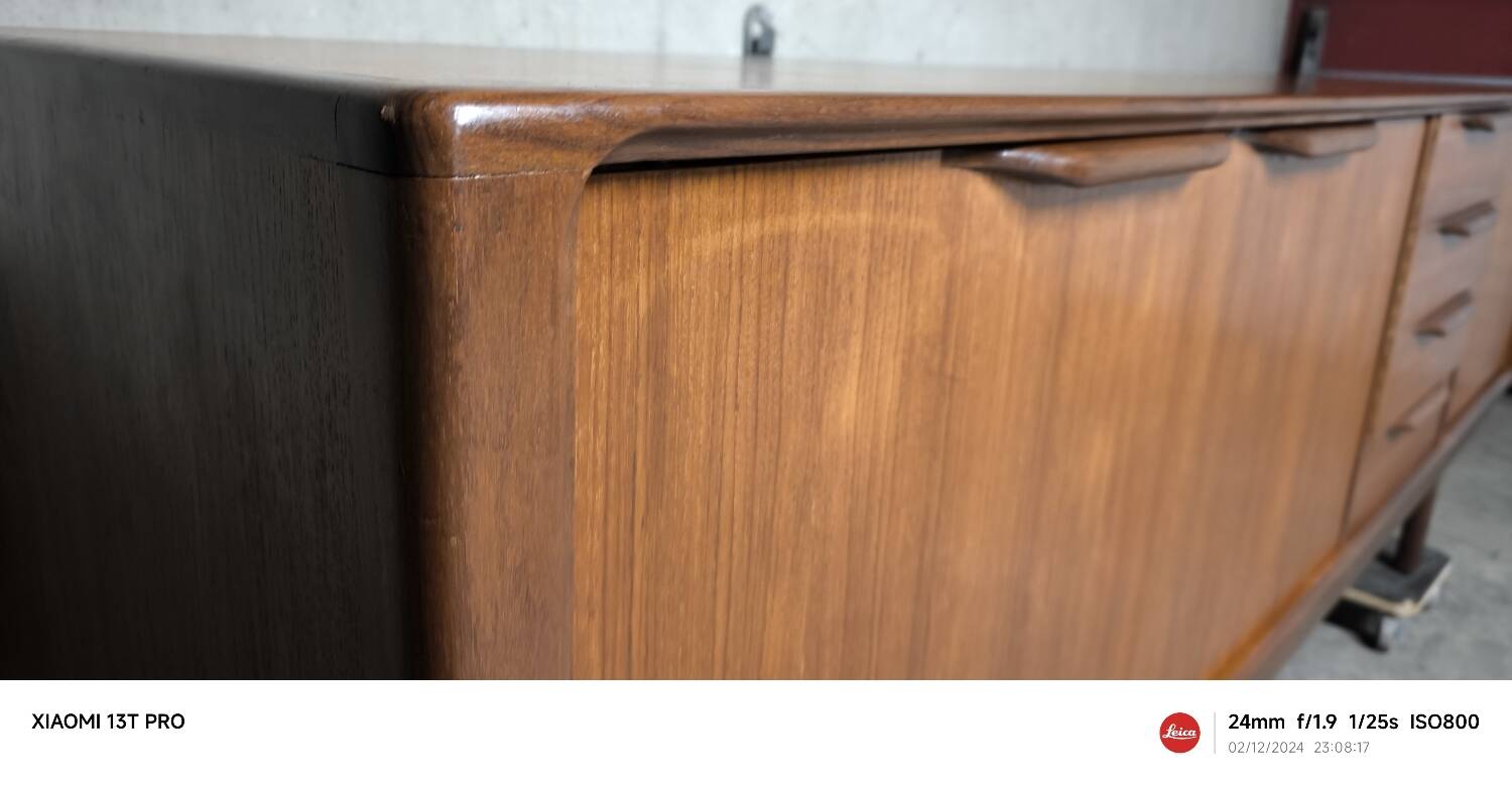 Vintage Scandinavian teak sideboard 1960