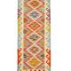 Kilim afghan pachtoune de couloir 149 x 53 cm