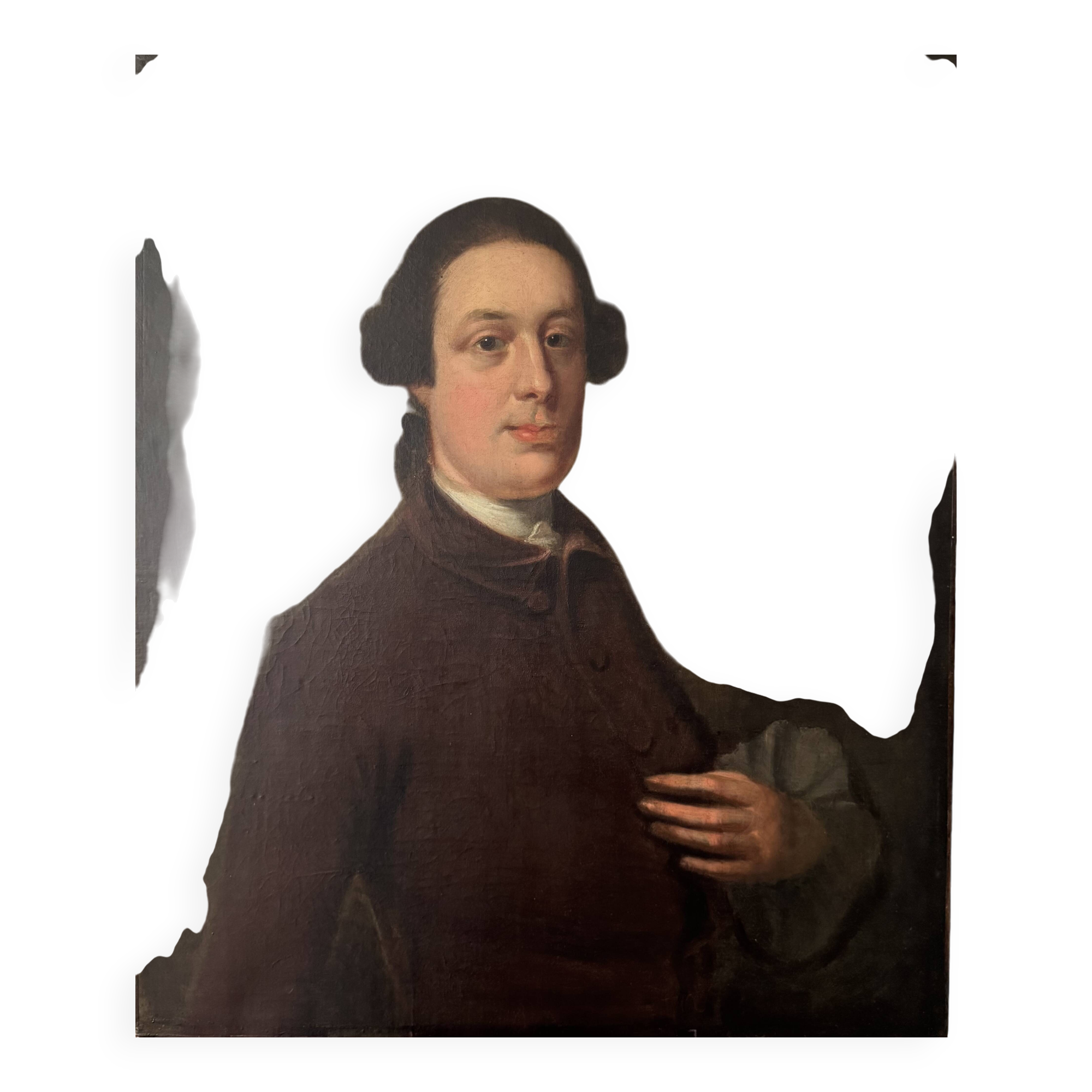 Portrait of an English gentleman, 18th century