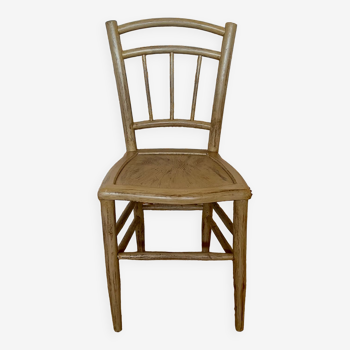 Weathered bistro chair