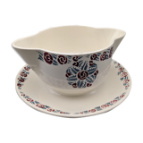 Ancienne saucière faïence modèle etoile badonviller