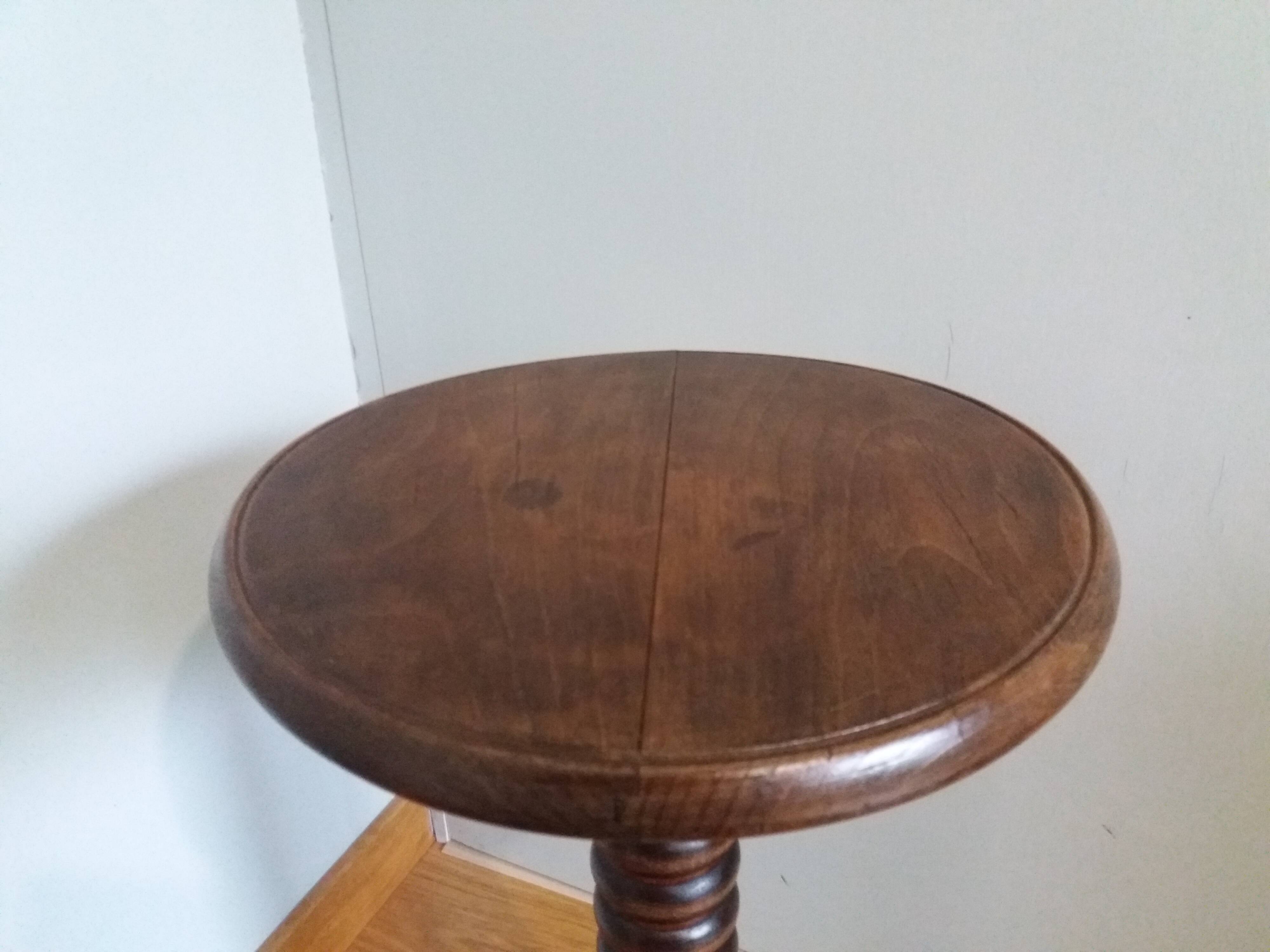 Art Deco ringed turned wood harness