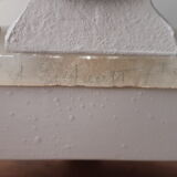 Chimney pendulum, clock, patinated