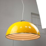 Rare Large Yellow Space-age Pendant from Guzzini, 1970s
