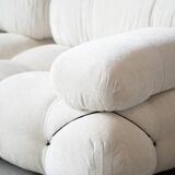 Camaleonda, B&B 2-seater sofa and 3-seater sofa in bouclè fabric, 1970