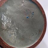 Vase ancien motif floral manufacture Karlsruhe Alfred Kusche