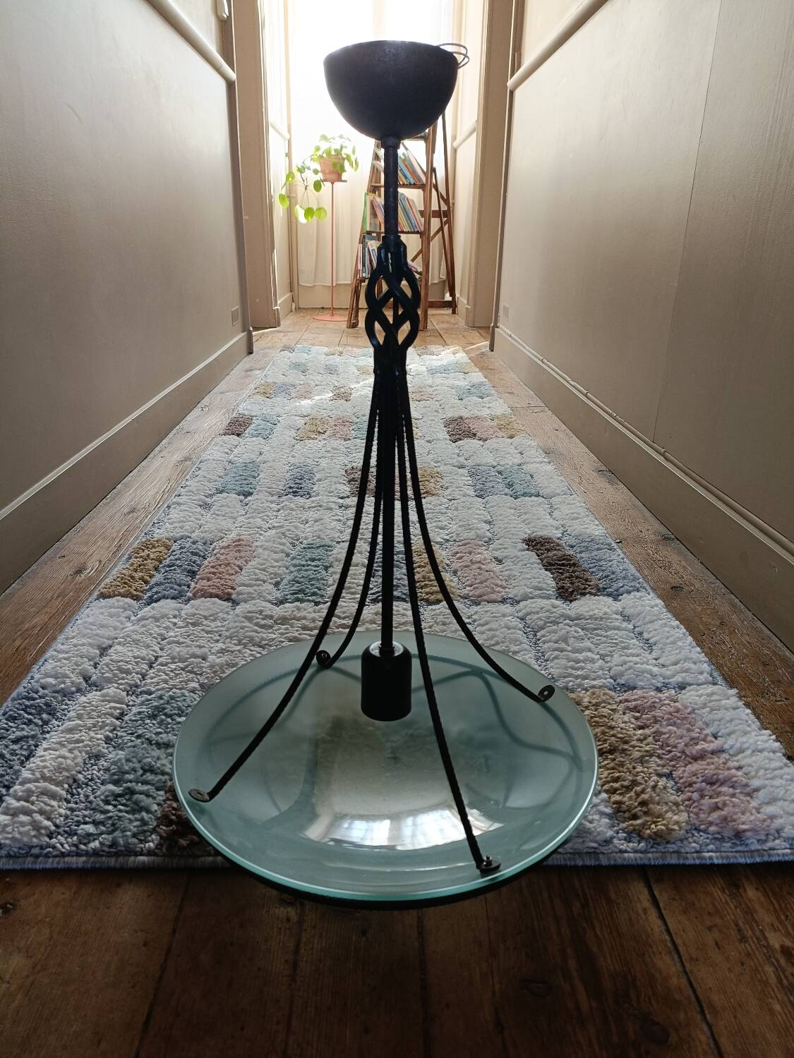 Frosted glass pendant light Maison Delmas