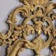 MIROIR MURAL DU DÉBUT DU XXE SIÈCLE EN BOIS DORÉ DE STYLE BAROQUE