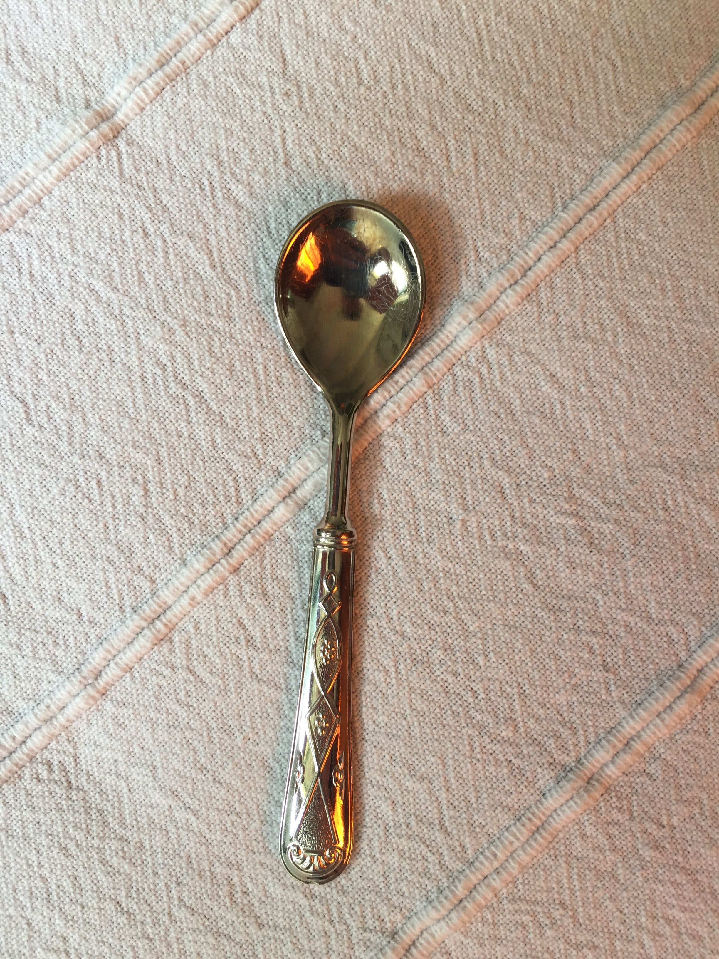 12 spoons la san marco, silver metal, case
