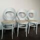 3 Bauman model bistro chairs seagull