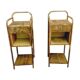 Vintage metal bedside table