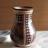 Berber Ideqqi pottery pitcher