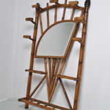 Coat rack bamboo cloakroom 1950