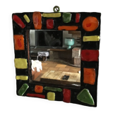 Vintage ceramic mirror