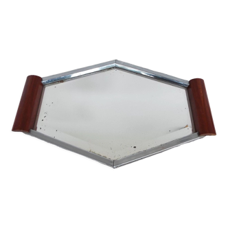 Hexagonal mirror tray
