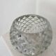 Vintage pressed glass bowl / pocket bowl – diamond pattern – 1960s/70s