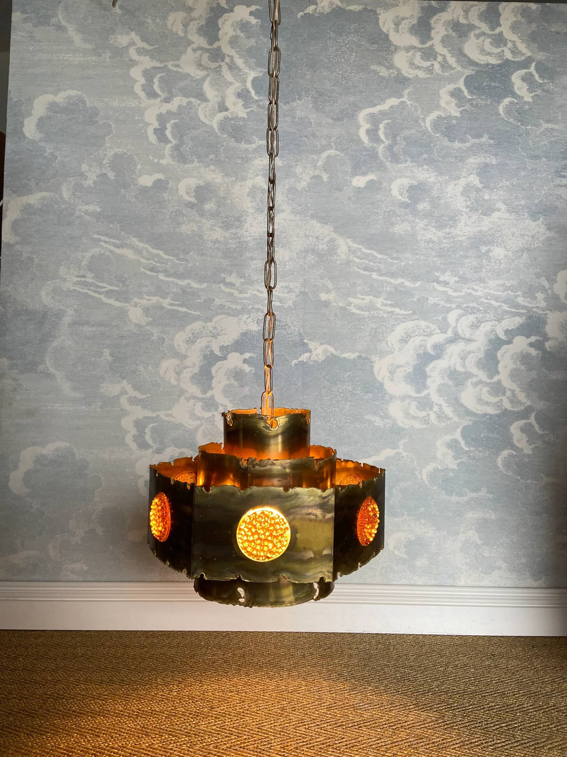 Hexagonal suspension by Svend Aage Holm-Sørensen, Denmark, 1960s