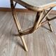Rattan side table