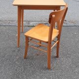 Vintage bistro table and chair