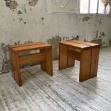 Les Arcs stools and table  1960